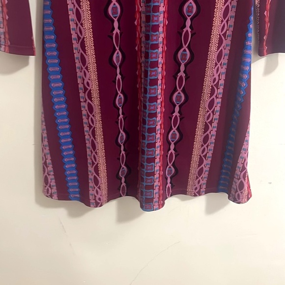 Free People | Stella Mock Neck Zip Back Burgundy Dress Sz S - Picture 3 of 14